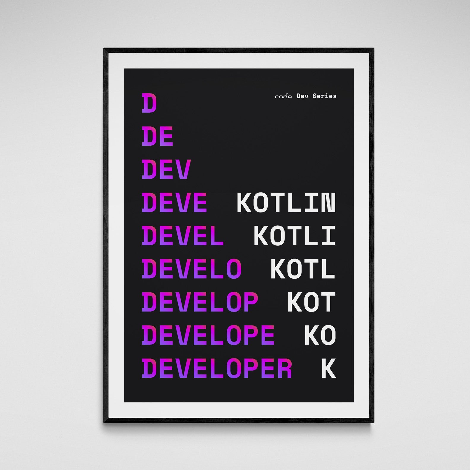 Kotlin Developer Poster