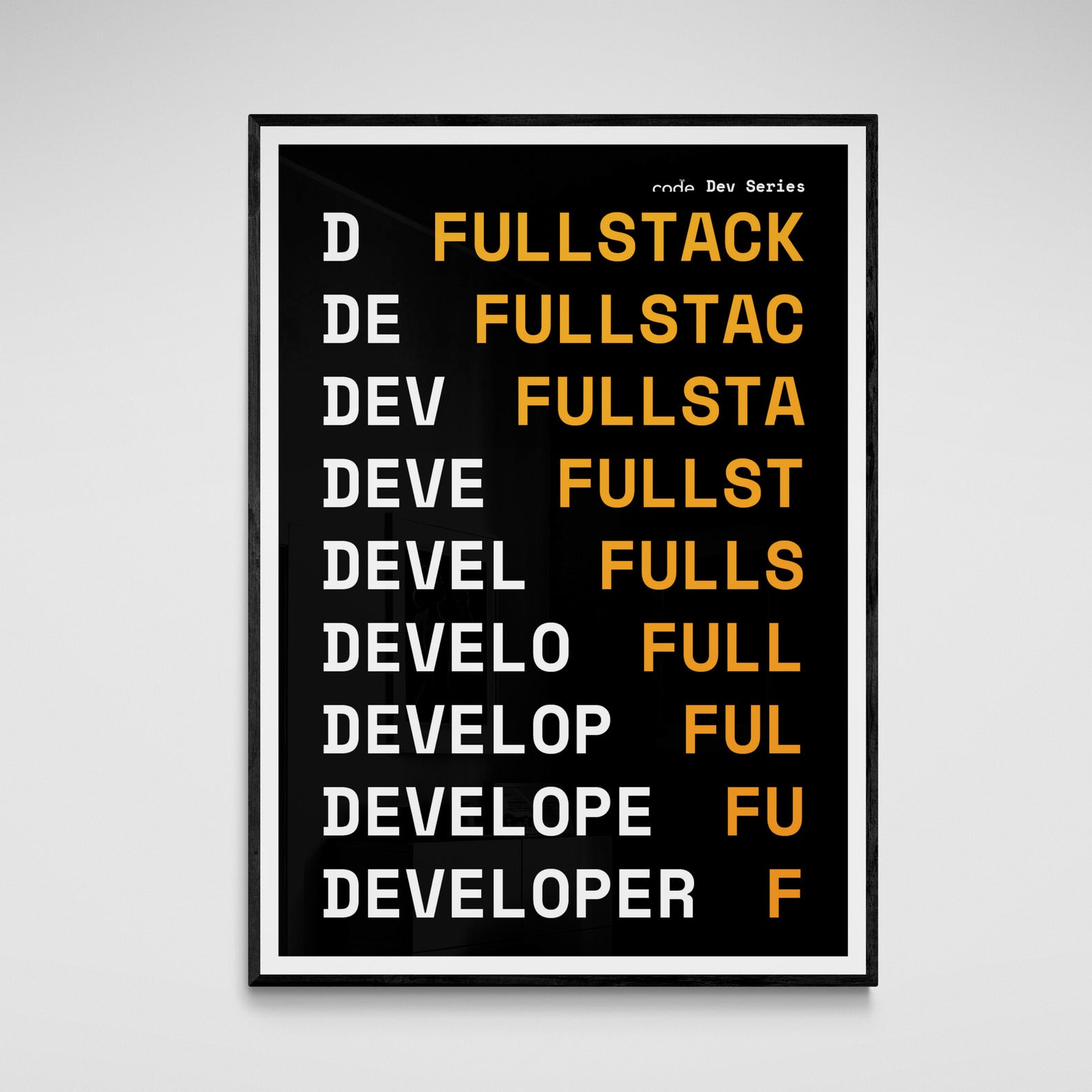 Fullstack Developer Poster