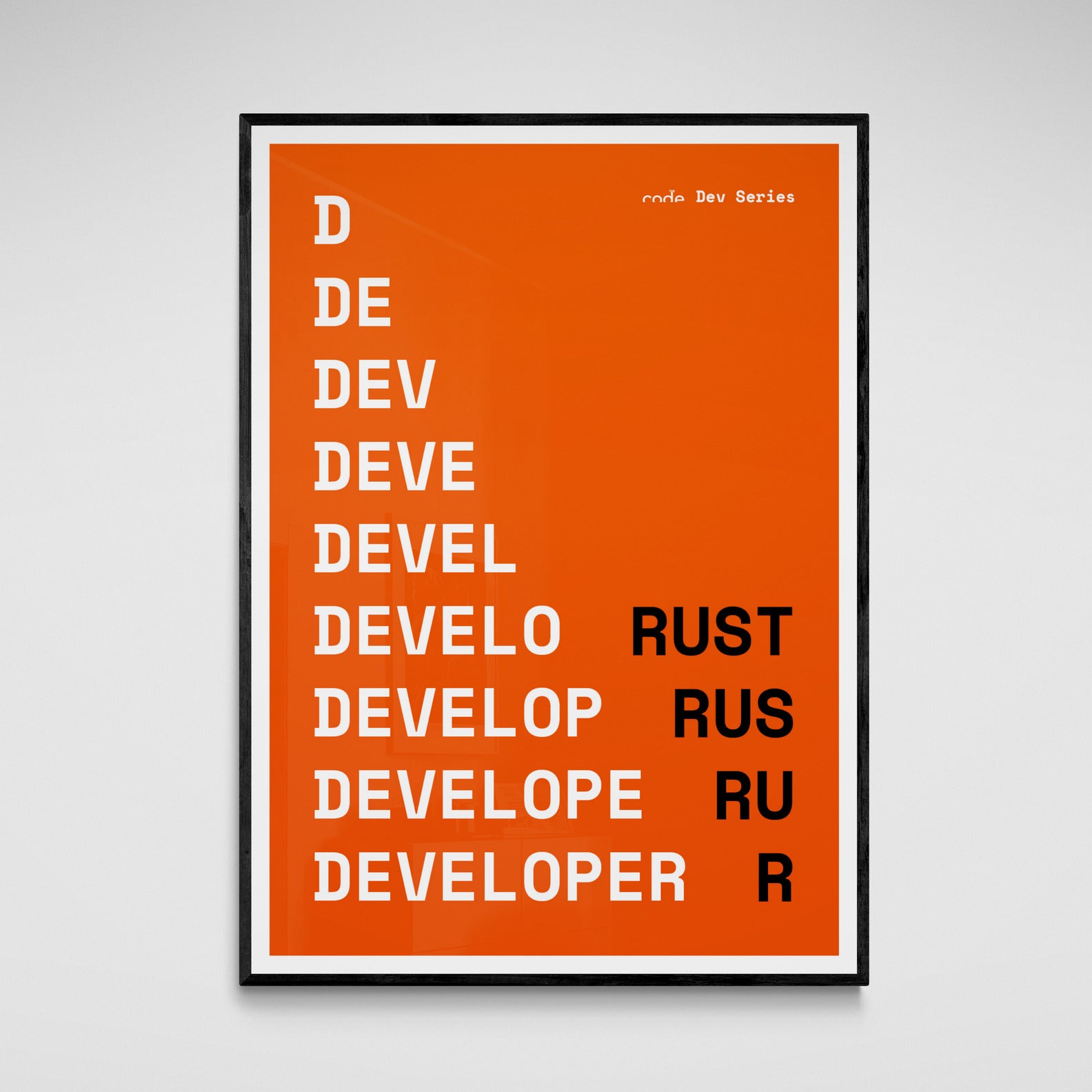 Rust Developer Poster