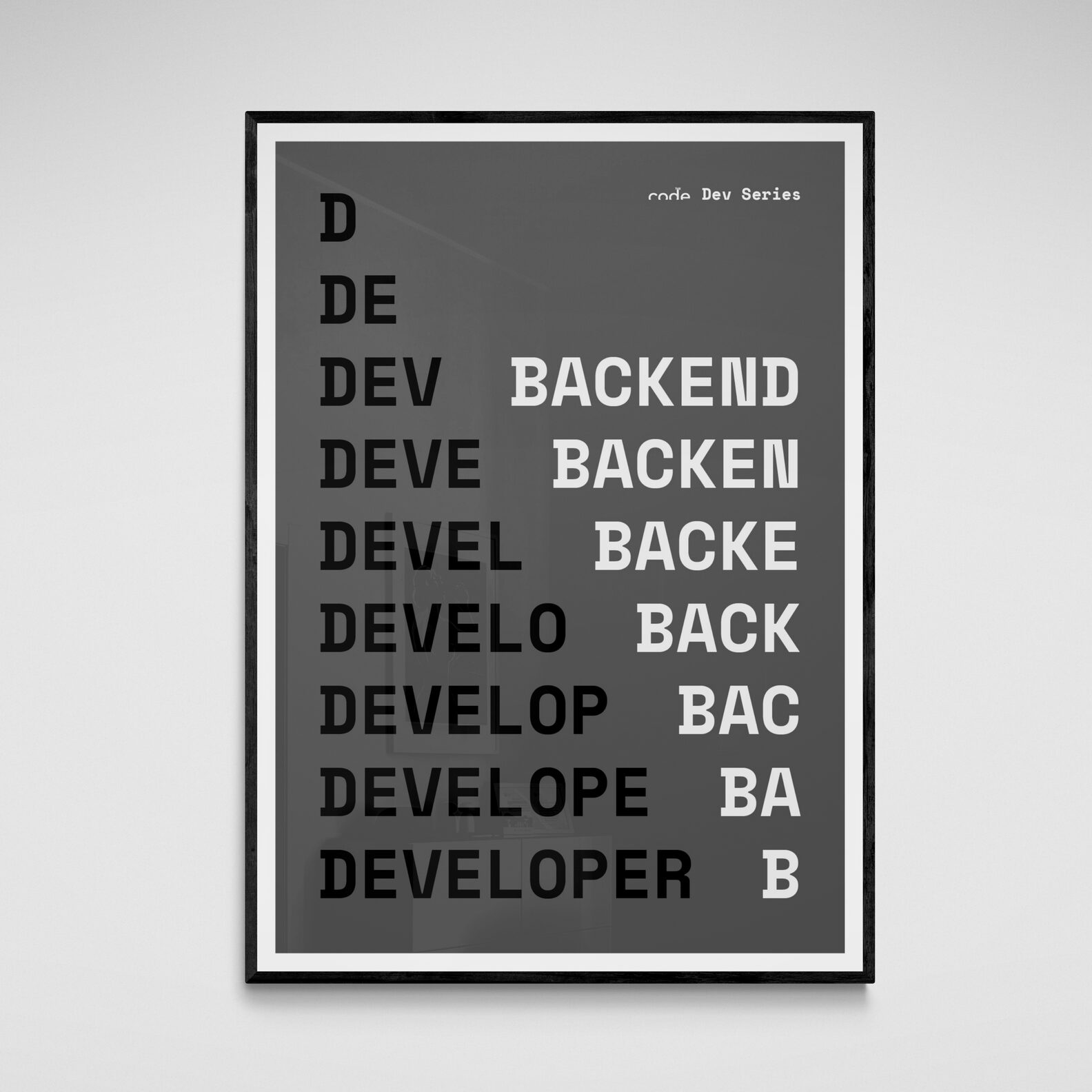 Backend Developer Poster