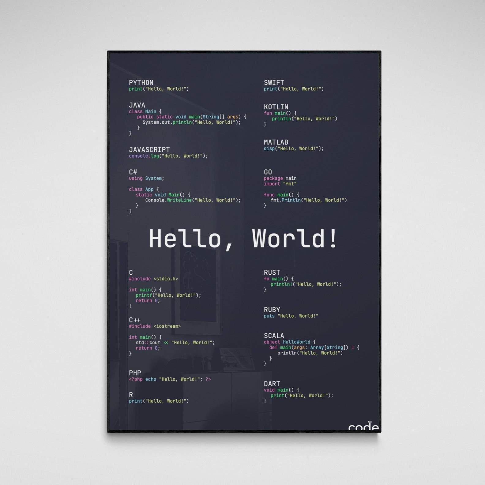 Hello, World! (Dracula) Poster