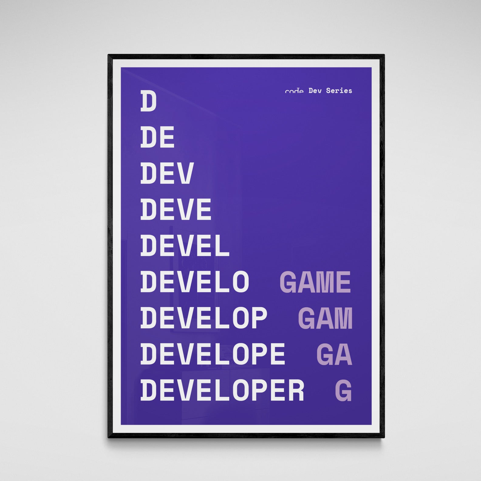Game Developer Poster